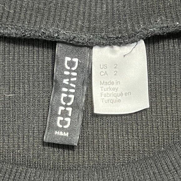 Divided H&M Bodycon Ribbed Knit Dress Size 2 - Picture 4 of 10